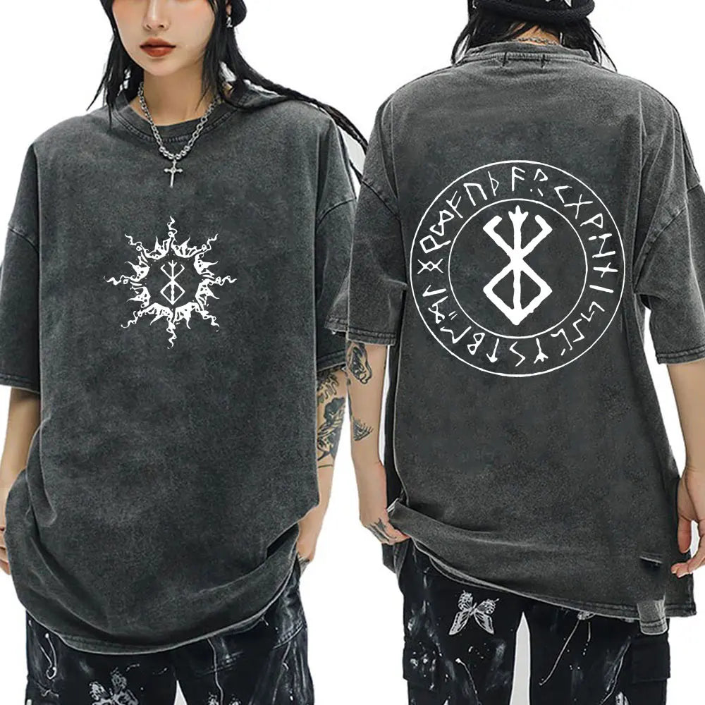 T-Shirt Berserk Guts - Vintage Washed Manga Streetwear