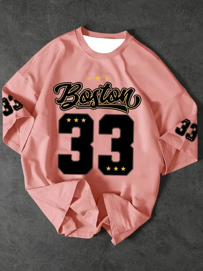 T-Shirt Jersey NO.33 - Sport Basketball Graphic Tee Été