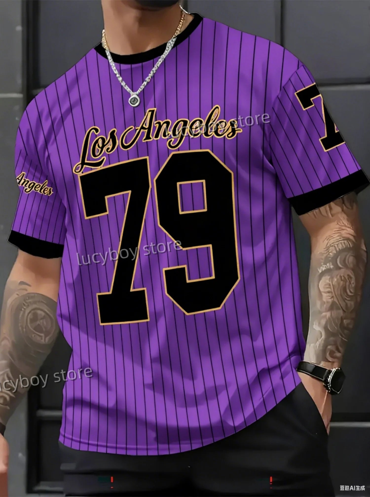 T-Shirt LOS ANGELES 79 - American Style Vintage Basketball Sport