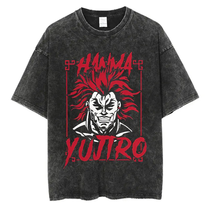 T-Shirt Baki Hanma - Hip Hop Streetwear Oversize Anime