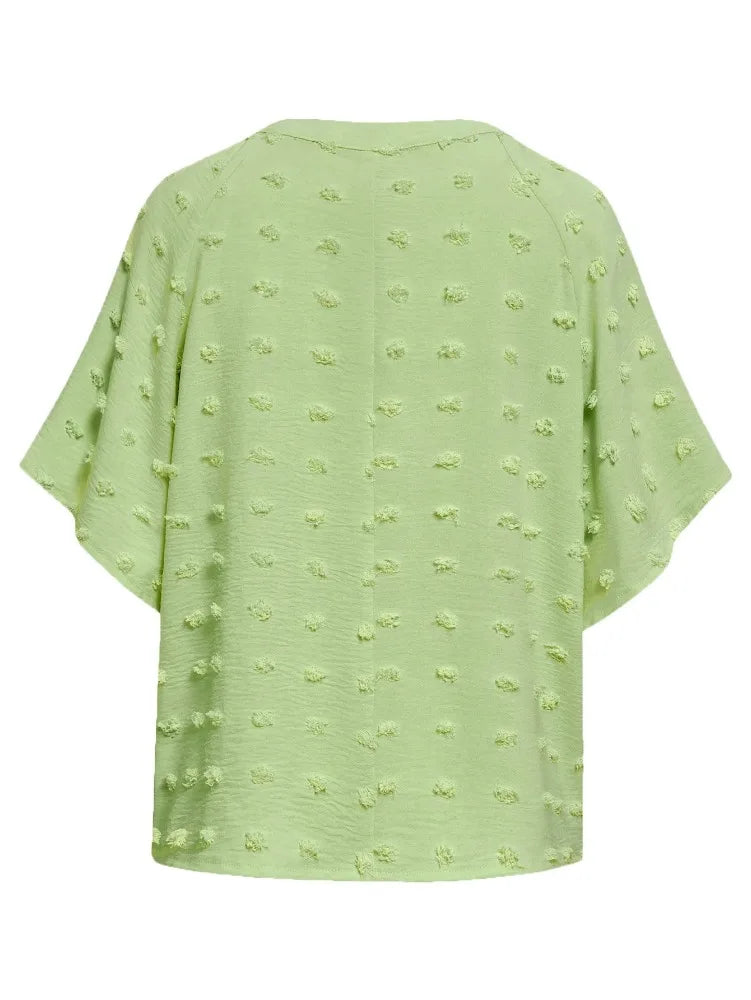 women blouse Oversized T Shirt Top Tees Non Strech Casual Regular Solid V Neck T Shirts Women's Clothing korean fashion y2k tops