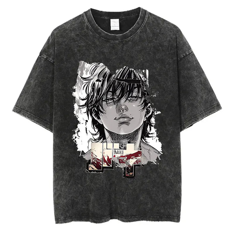 T-Shirt Baki Hanma - Hip Hop Streetwear Oversize Anime