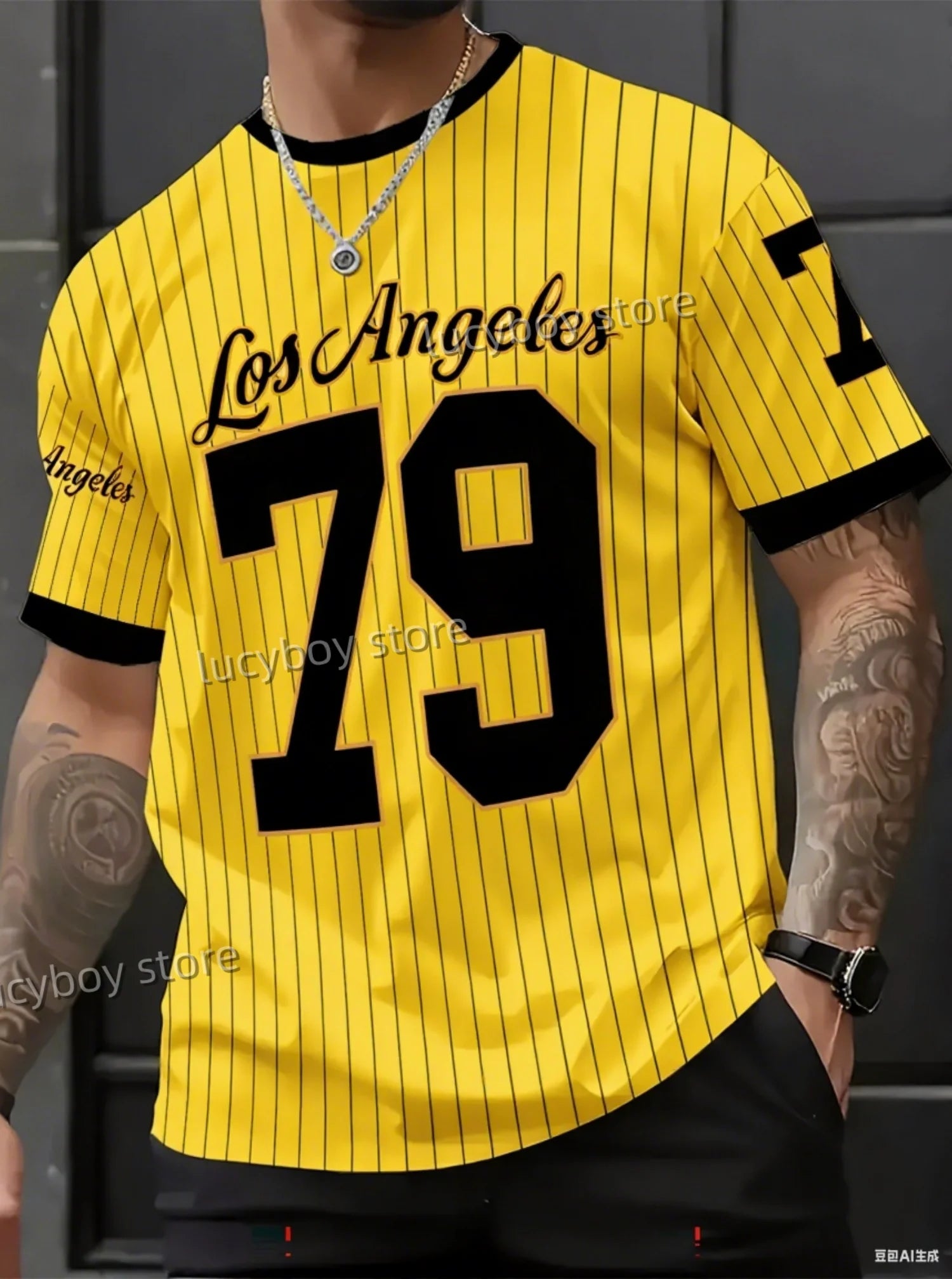 T-Shirt LOS ANGELES 79 - American Style Vintage Basketball Sport