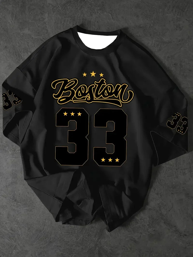 T-Shirt Jersey NO.33 - Sport Basketball Graphic Tee Été