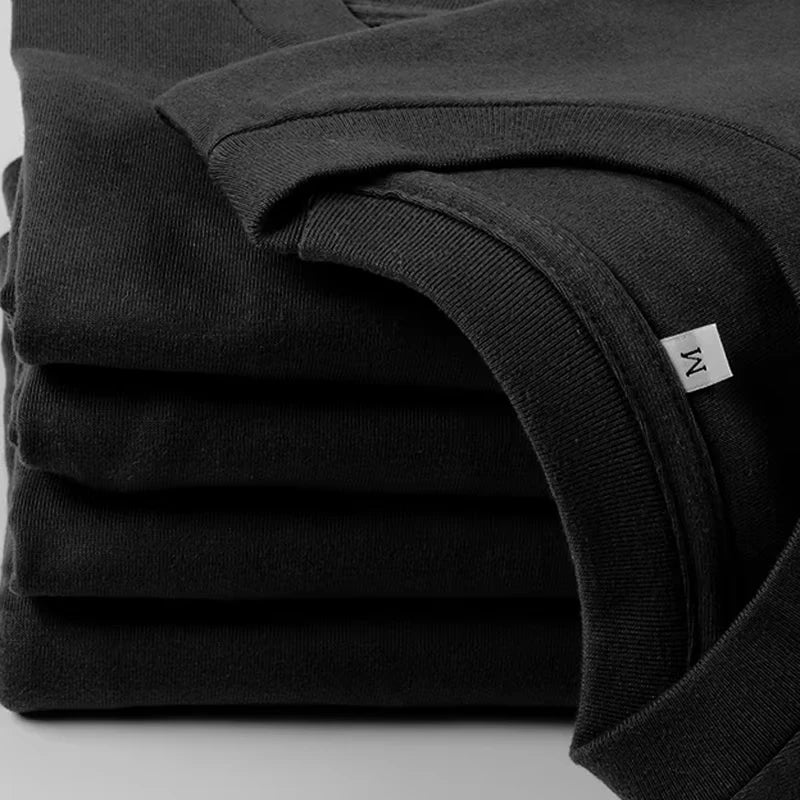 T-Shirt Cotton Casual - Col Rond Tendance Printemps Été 2026