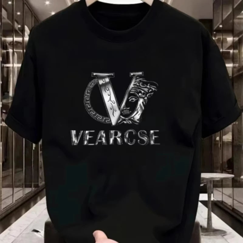 T-Shirt Oversized Luxury Graphics - Cotton Fashion Été 2026