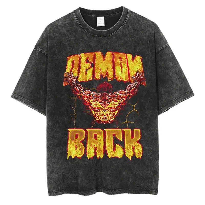 T-Shirt Baki Hanma - Hip Hop Streetwear Oversize Anime