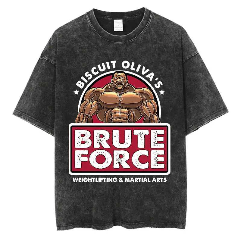 T-Shirt Baki Hanma - Hip Hop Streetwear Oversize Anime