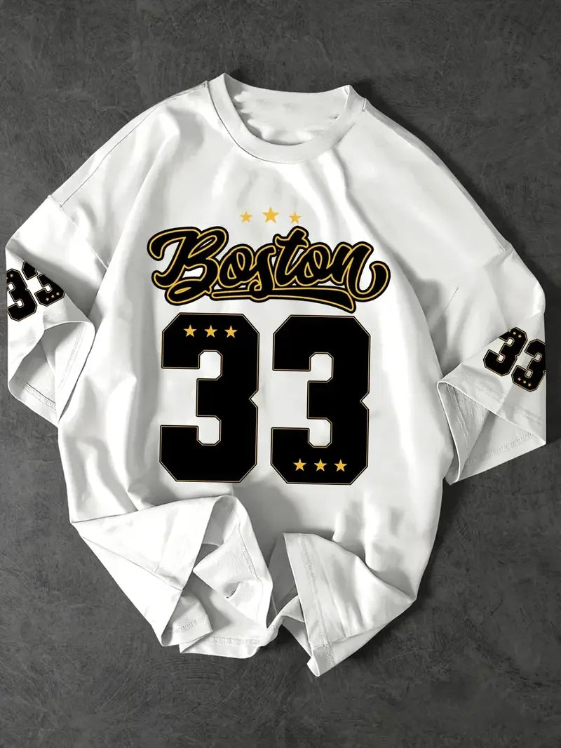 T-Shirt Jersey NO.33 - Sport Basketball Graphic Tee Été