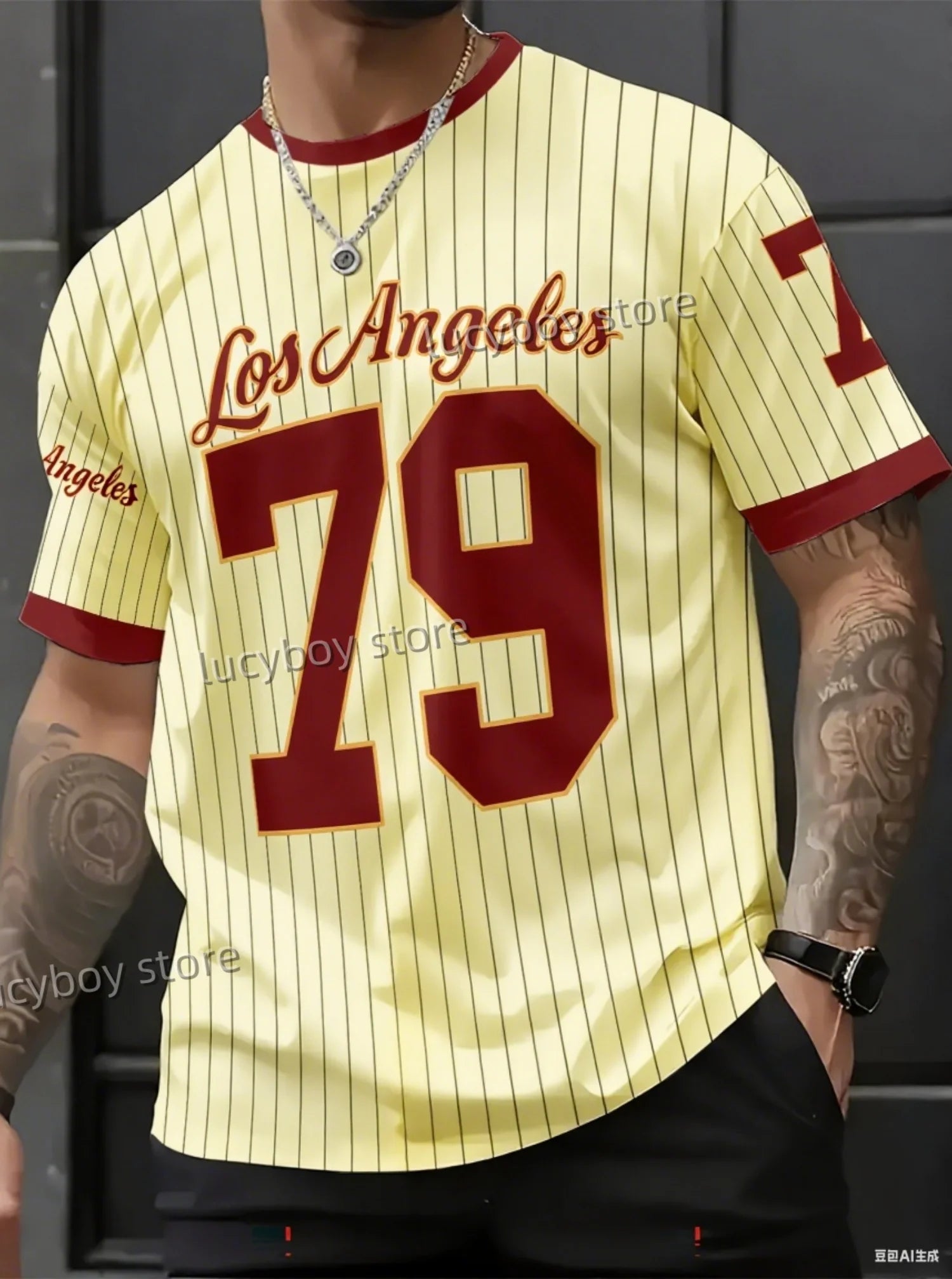 T-Shirt LOS ANGELES 79 - American Style Vintage Basketball Sport