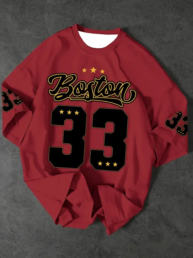 T-Shirt Jersey NO.33 - Sport Basketball Graphic Tee Été