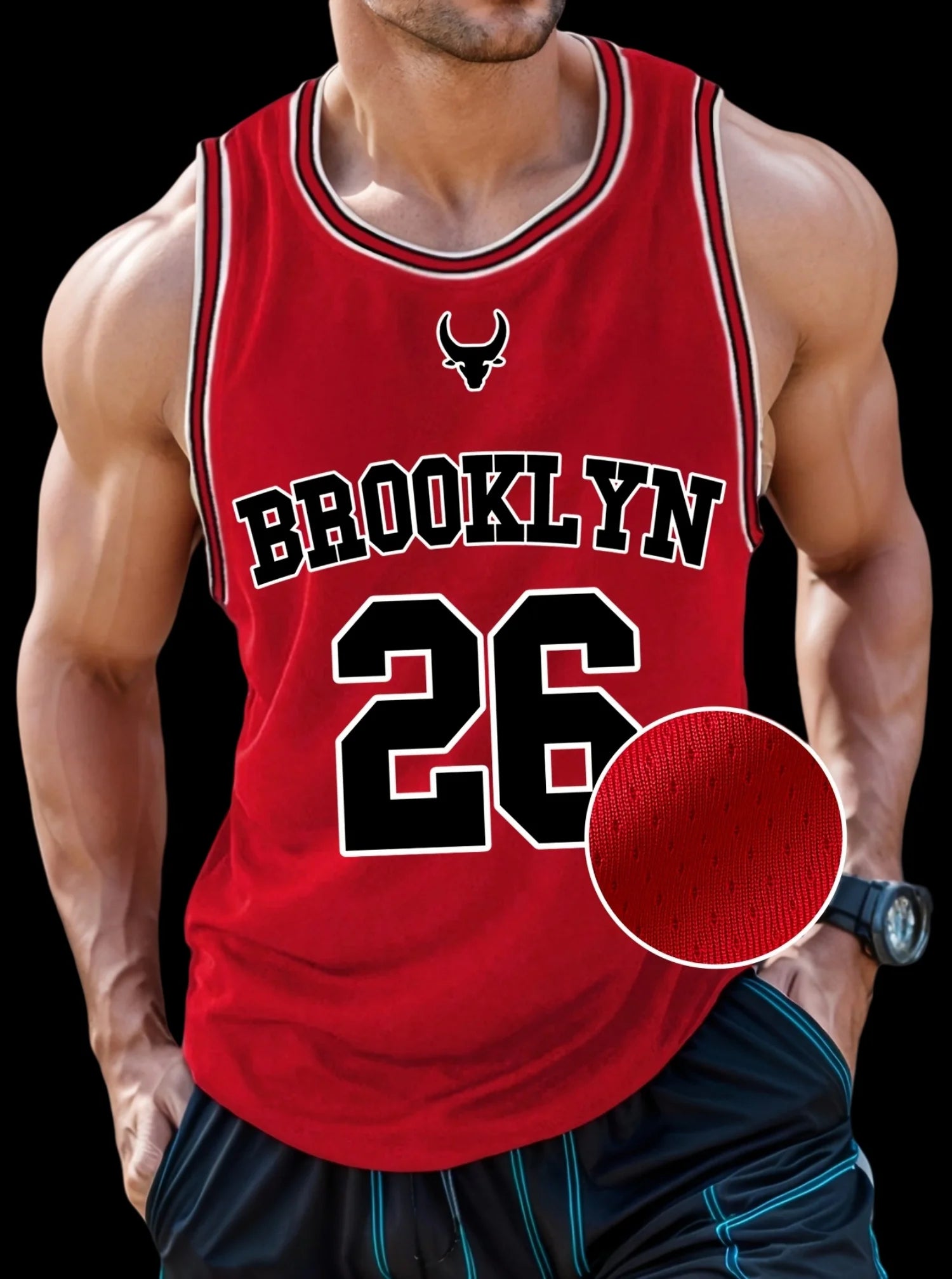 Maillot Brooklyn #26 - Débardeur Basketball Streetwear NYC