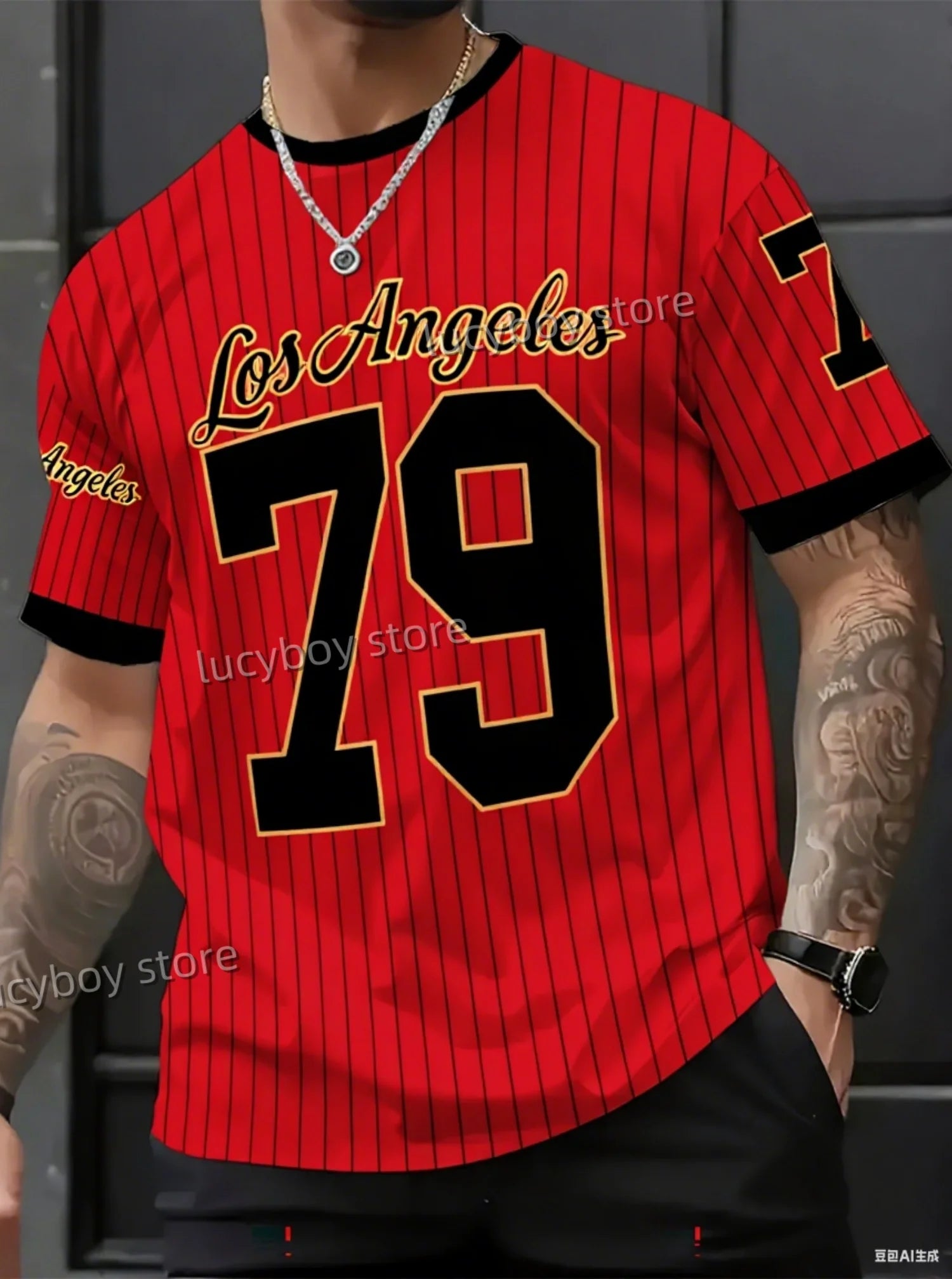 T-Shirt LOS ANGELES 79 - American Style Vintage Basketball Sport