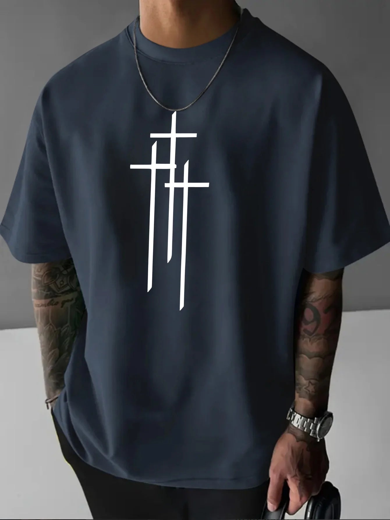 T-Shirt Pattern Print - Casual Streetwear Outdoor Été 2025